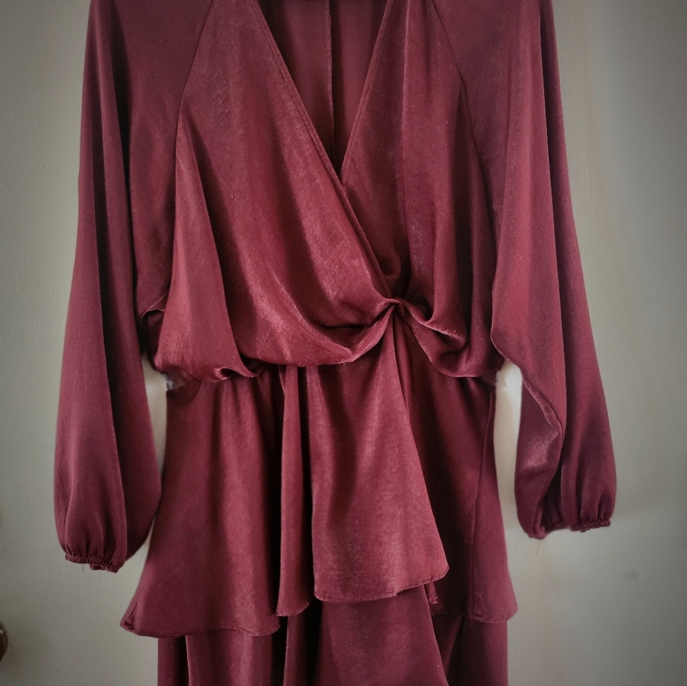 Zara Burgundy Dress